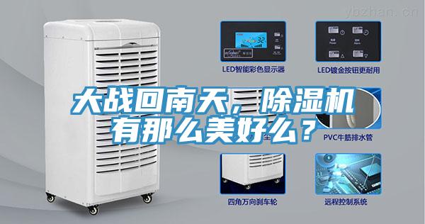 大戰(zhàn)回南天，除濕機有那么美好么？