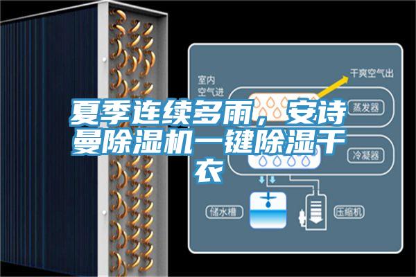 夏季連續(xù)多雨，安詩曼除濕機一鍵除濕干衣