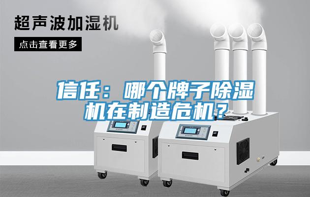 信任：哪個牌子除濕機在制造危機？
