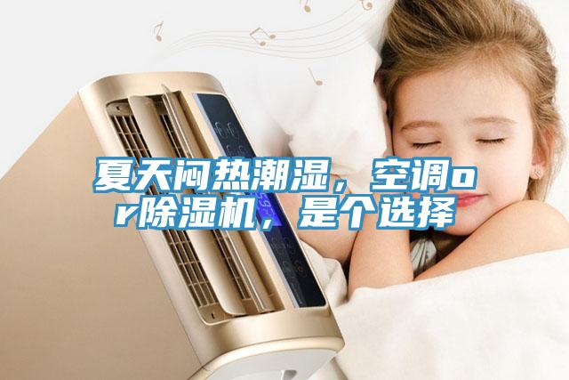 夏天悶熱潮濕，空調or除濕機，是個選擇