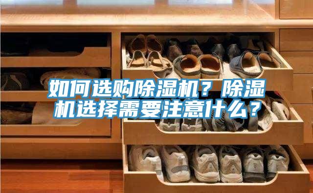 如何選購除濕機？除濕機選擇需要注意什么？