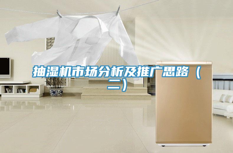 抽濕機(jī)市場分析及推廣思路（二）