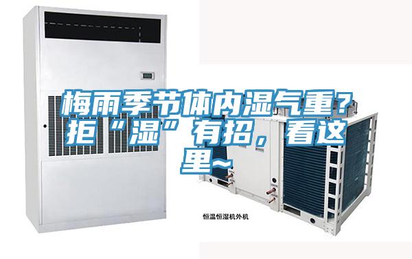 梅雨季節(jié)體內濕氣重？拒“濕”有招，看這里~