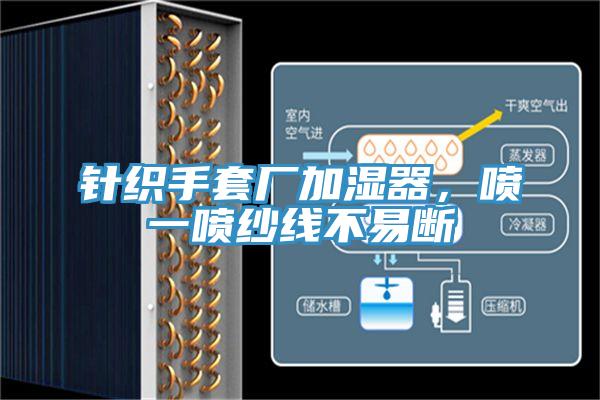 針織手套廠加濕器，噴一噴紗線不易斷