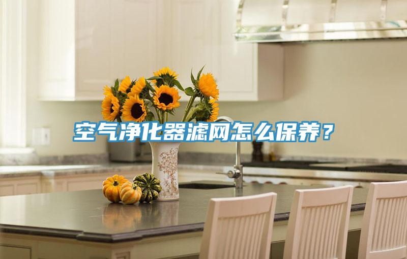 空氣凈化器濾網(wǎng)怎么保養(yǎng)？