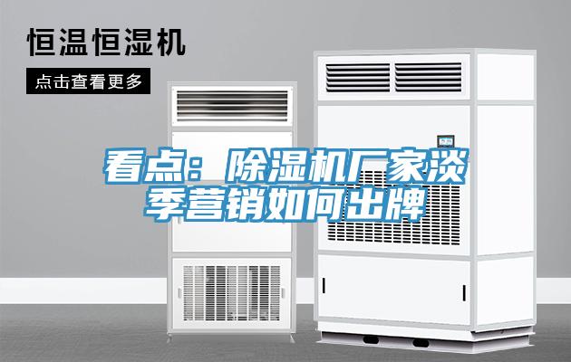 看點(diǎn):除濕機(jī)廠家淡季營銷如何出牌