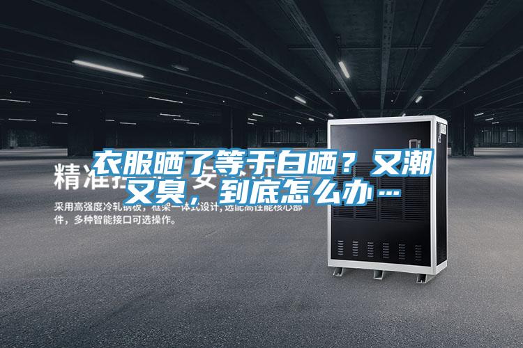 衣服曬了等于白曬？又潮又臭，到底怎么辦…