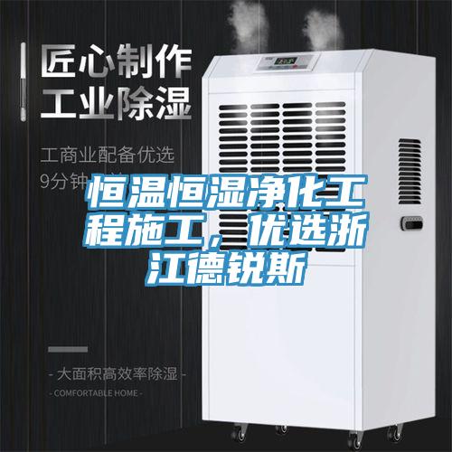 恒溫恒濕凈化工程施工，優(yōu)選浙江德銳斯