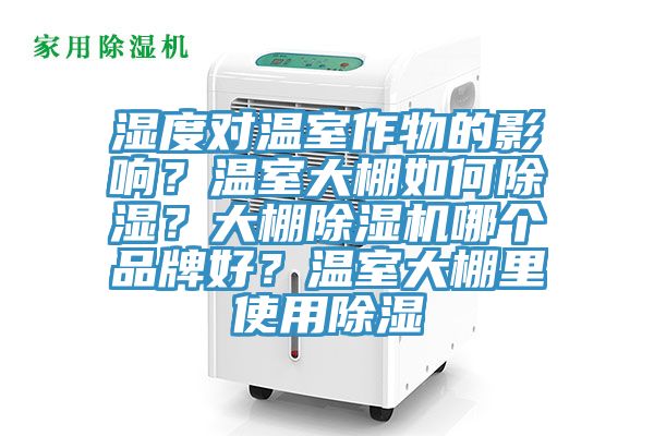 濕度對溫室作物的影響？溫室大棚如何除濕？大棚除濕機哪個品牌好？溫室大棚里使用除濕