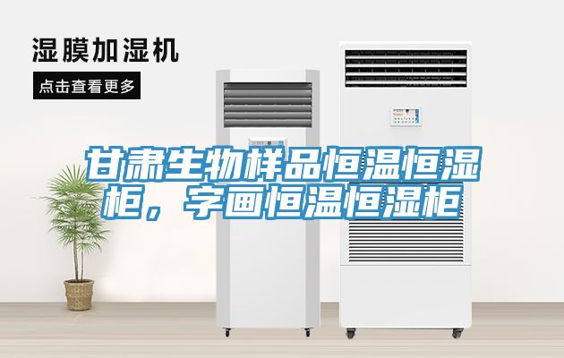 甘肅生物樣品恒溫恒濕柜，字畫恒溫恒濕柜