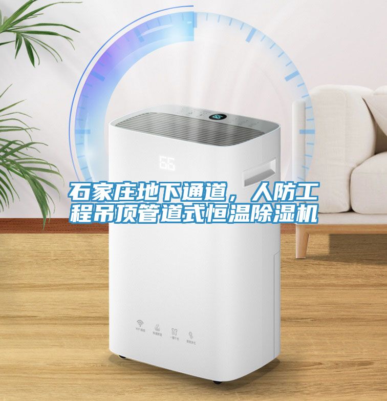 石家莊地下通道，人防工程吊頂管道式恒溫除濕機(jī)